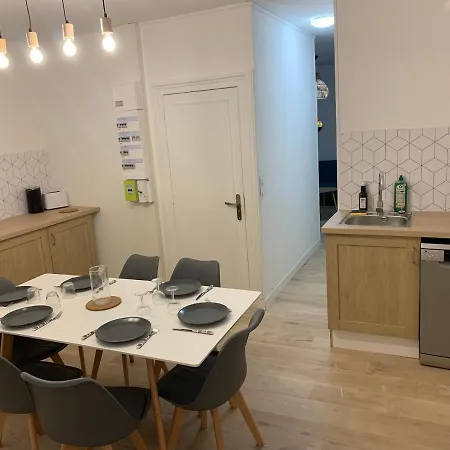 Lejlighed L Effet 70m2 Avec 2 Doubles Avec Parking 1 Voiture Gratuit, Netflix Disponible, Lits Faits A L Arrive Serviettes De Toilettes Fournies Dieppe